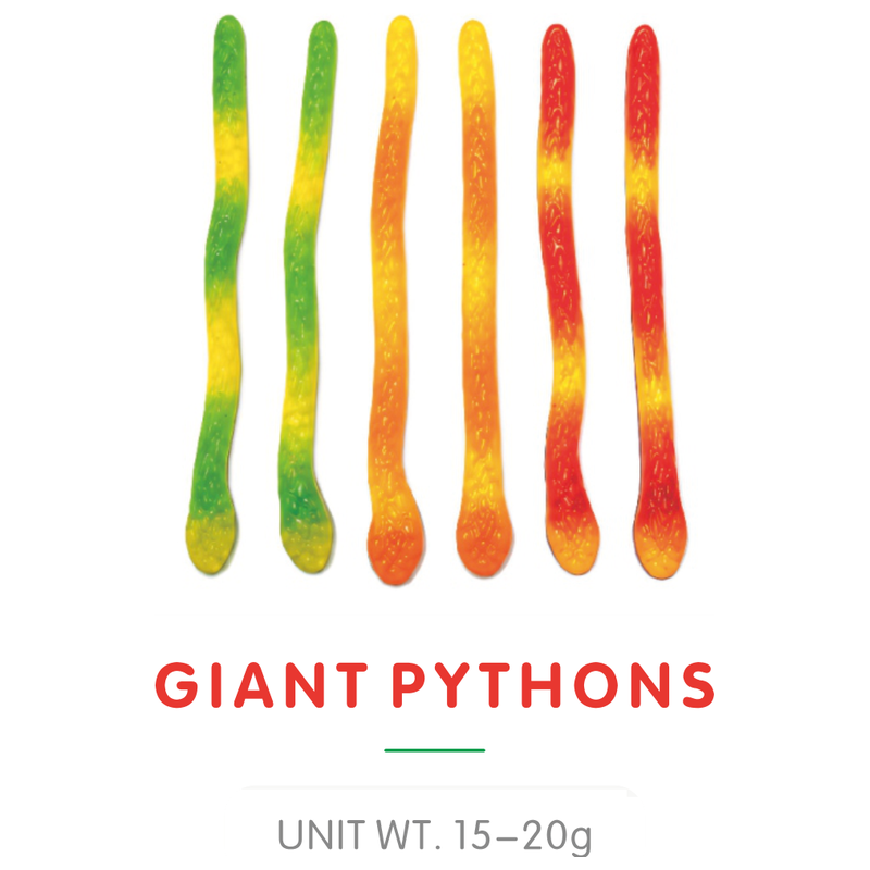 Giant Python Strip Gummy Candy