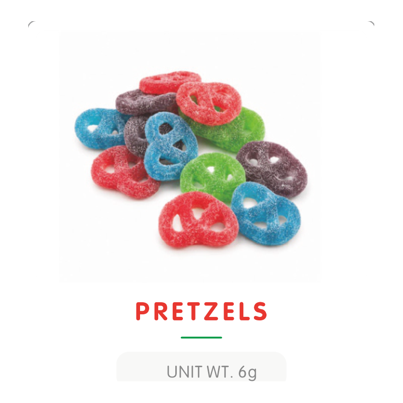Pretzel Shaped Gummy Candy