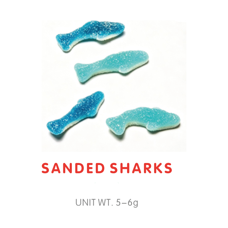 Sanded Shark Gummy Candy