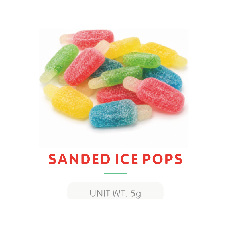 Sanded Ice Pop Gummy Candy