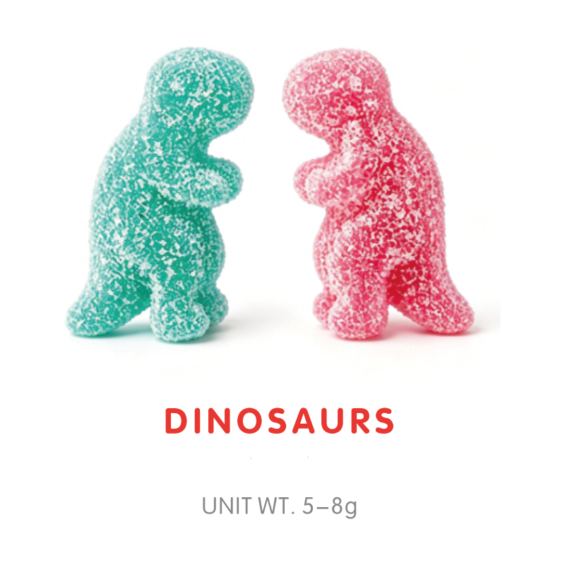 Dinosaur Shaped Gummy Candy