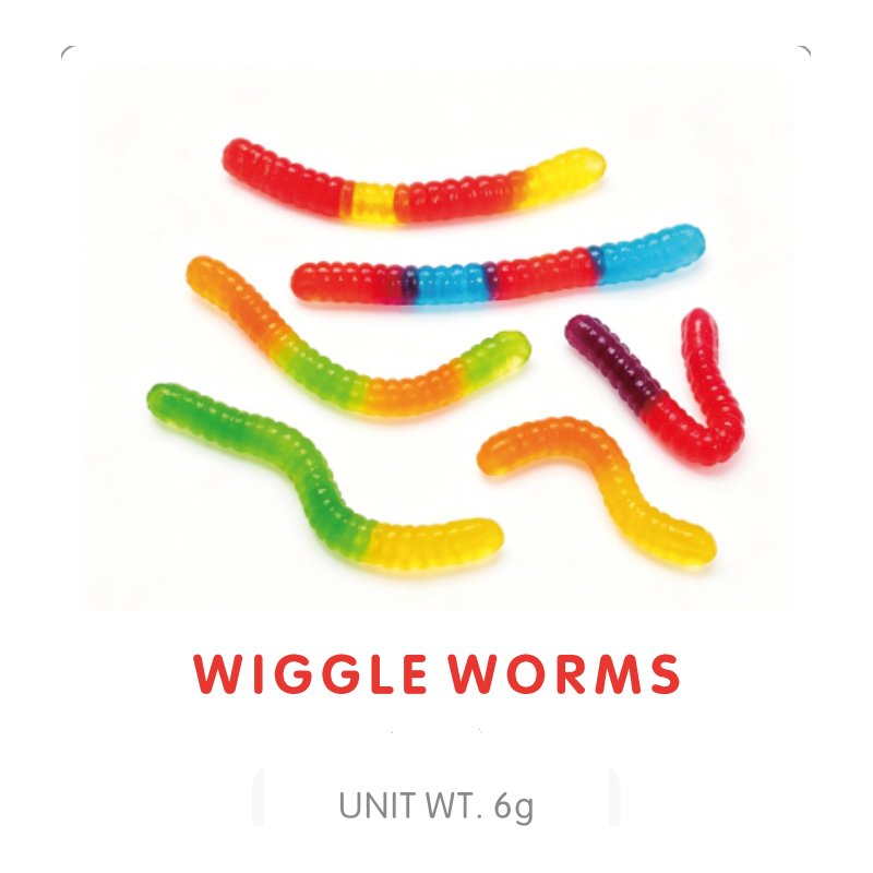 Wiggle Worm Gummy Candy