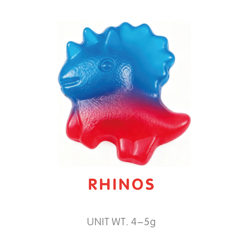 Rhino Shaped Gummy Candy