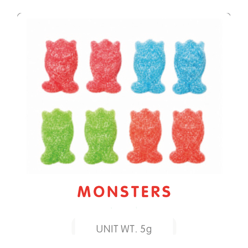 Monster Shaped Gummy Candy main
