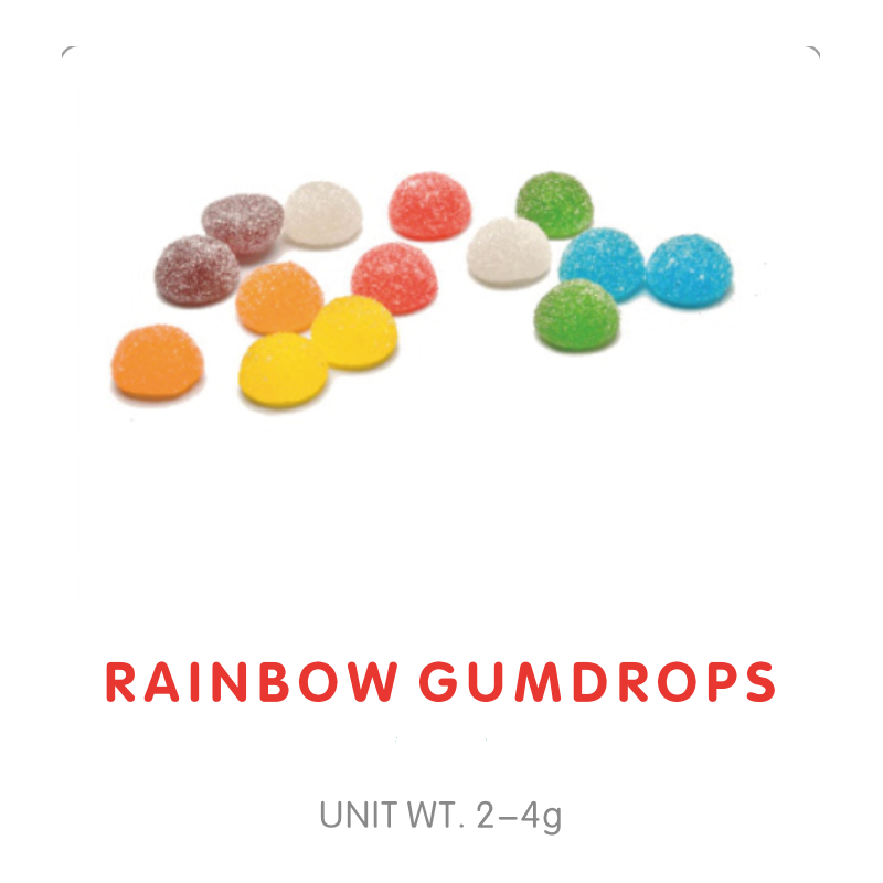 Rainbow Gumdrop Gummy Candy main