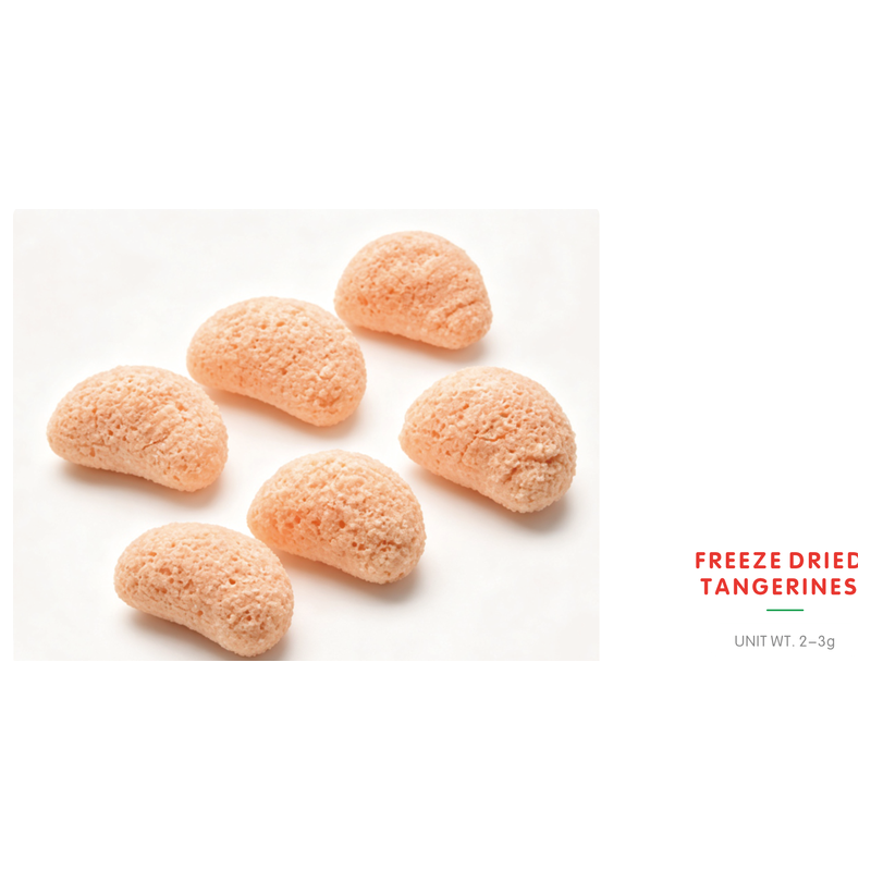 Freeze-Dried Tangerine Gummy Candy